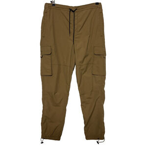 LCKR Pants Mens Large Tan Cargo Mayday Utility Nylon Parajumper Measures 32X30